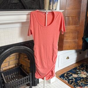 Athleta side ruched midi‎ dress. Worn about 5 times. Good shape